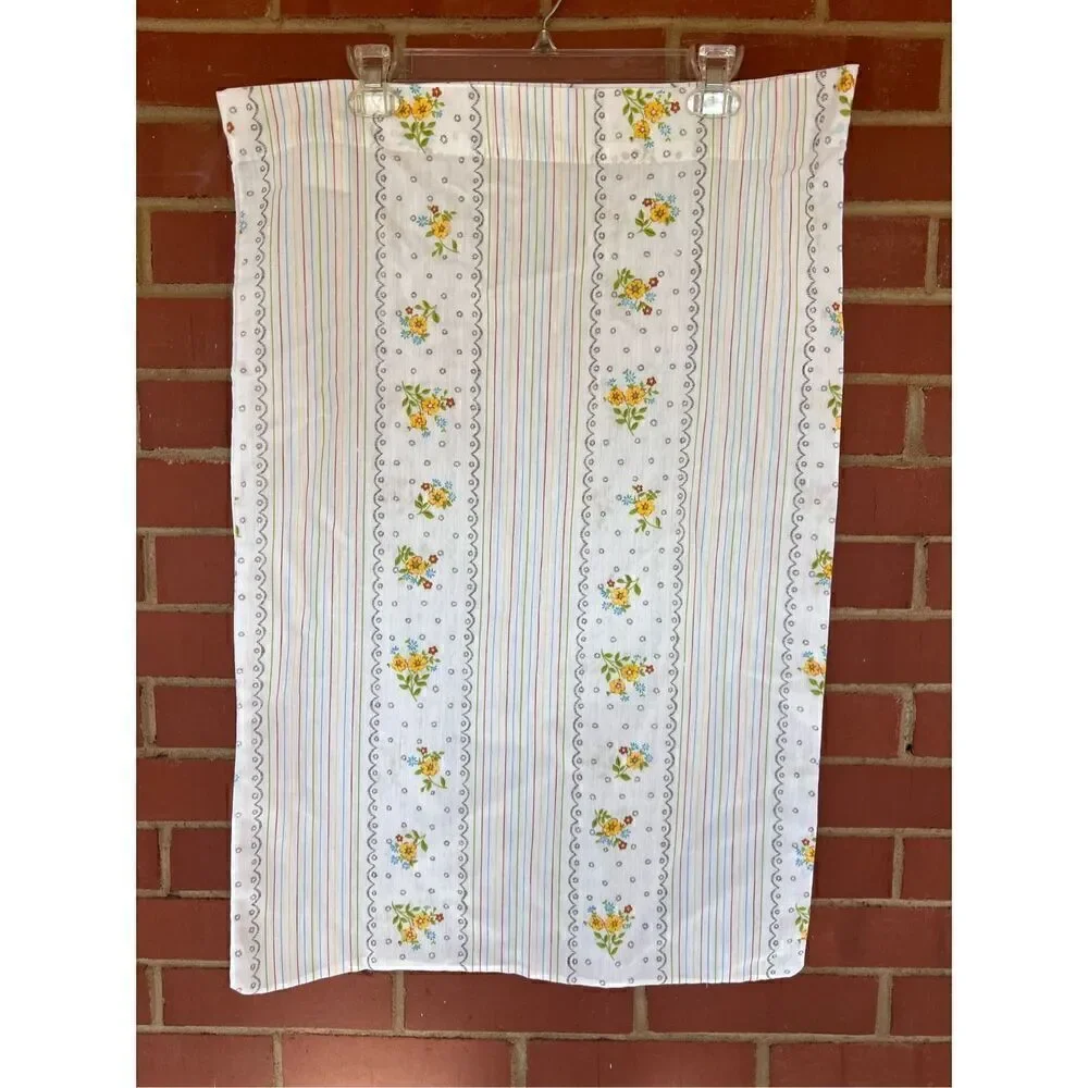 Vintage 1970s Rainbow Pillowcase